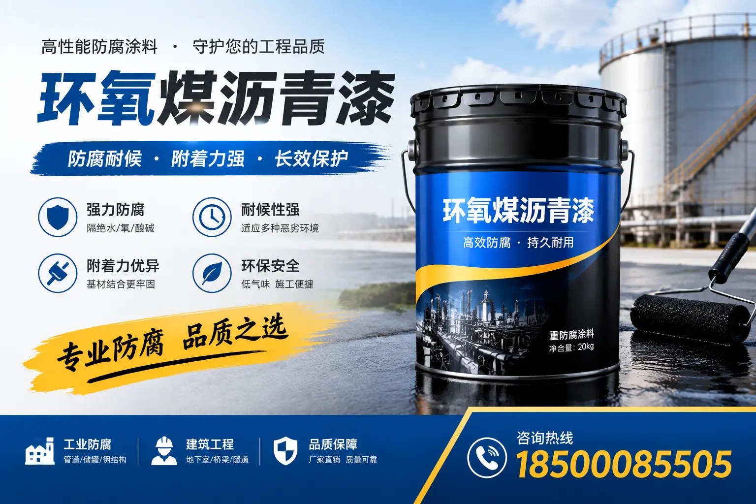 如何选择适合的环氧煤沥青漆？张北市场选型指南